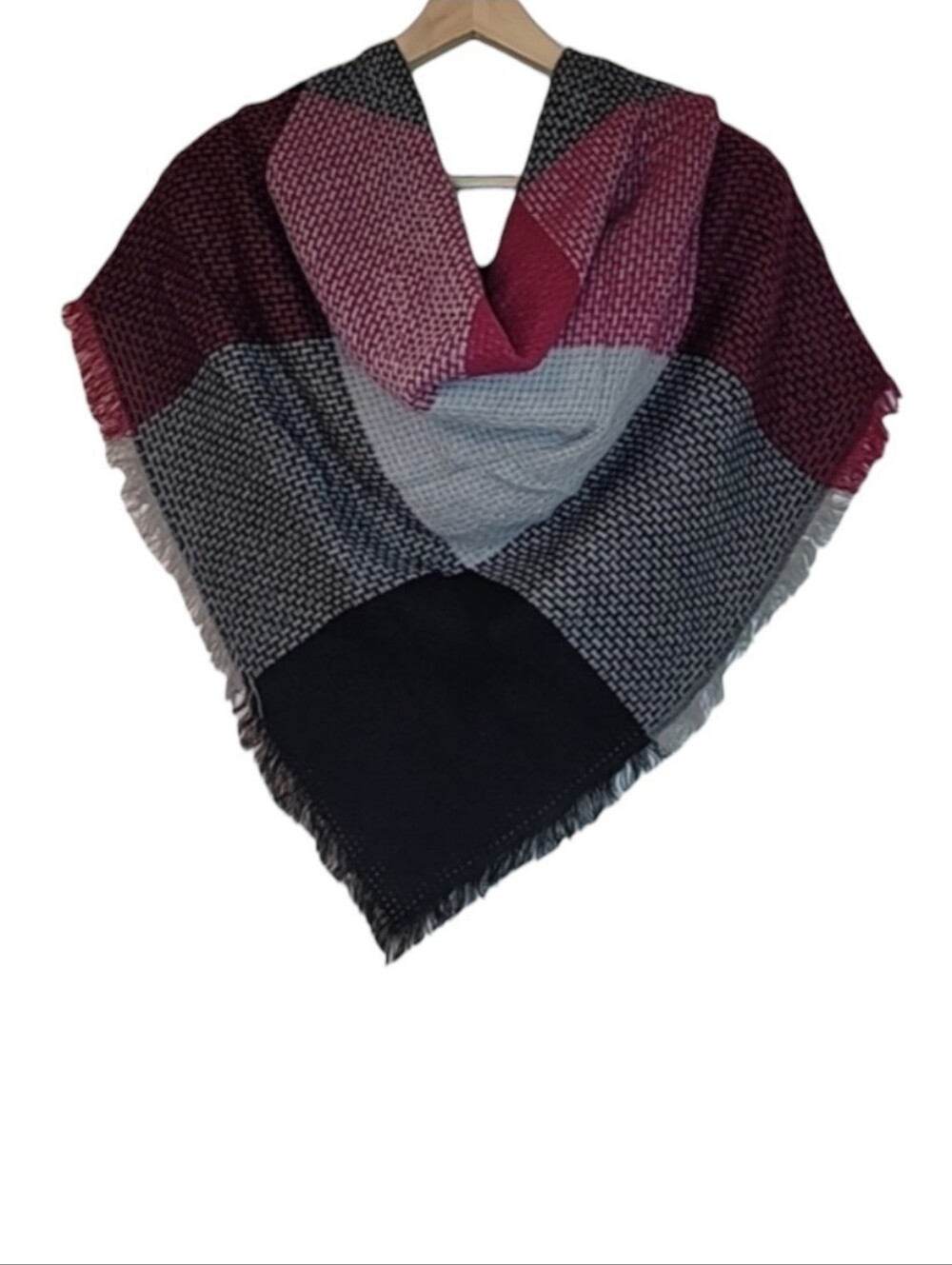 NWOT | Color Block Square Scarf - Wrap